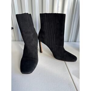 Vince Camuto Alanna Suede Boot Black 8.5